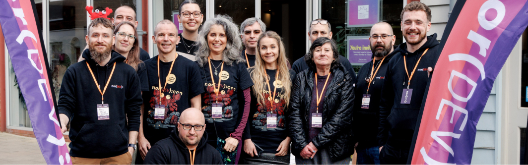 A photo of the wonderful Conference Volunteer Team!